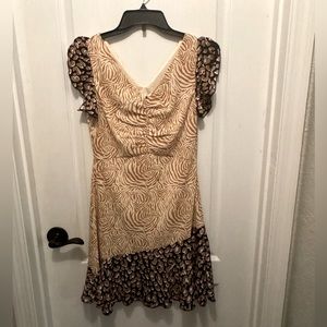 NWT short animal print dress in an XS.